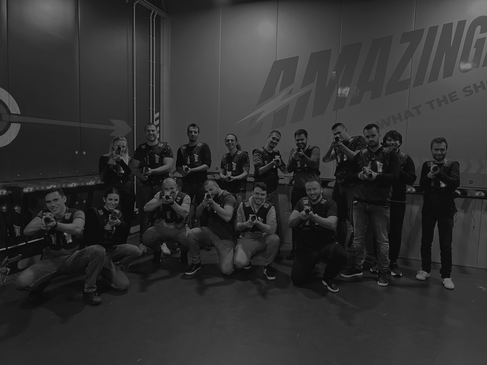Rubycode tim na team buildingu u laser tagu